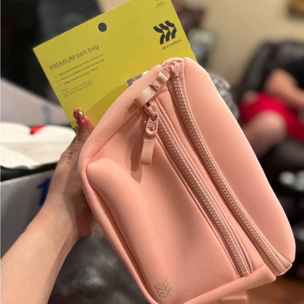 All In Motion Peach Crossbody Bag